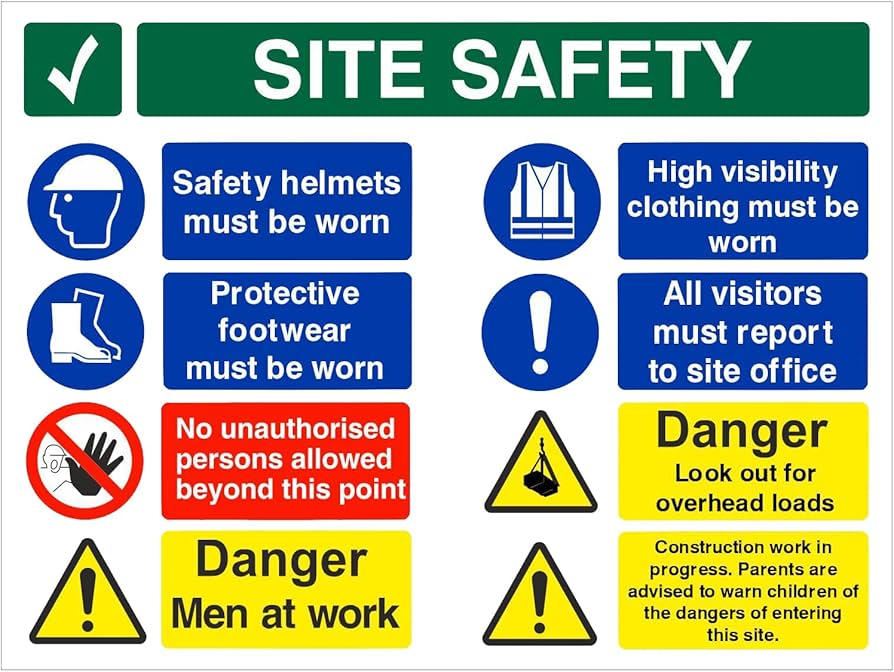 Safety Warning Sign Board