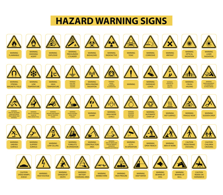 Industrial Warning Labels for Safety Compliance